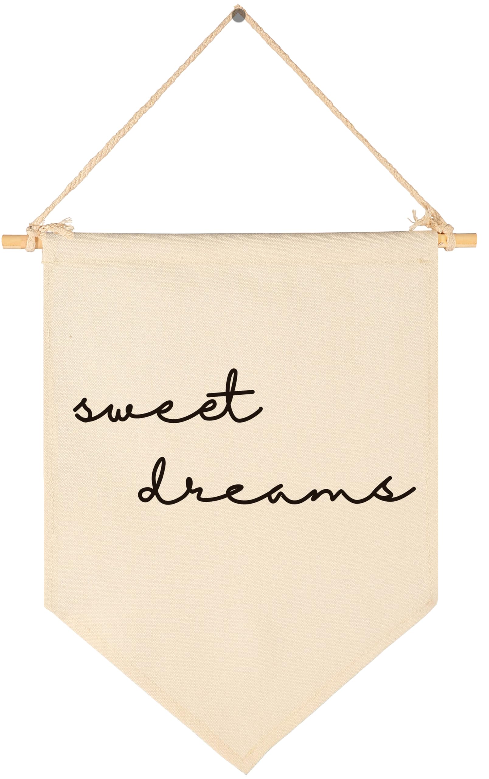 Sweet Gift Dreams Theme-Flag Wall Decor for Baby Boys Girls Kids-Canvas Hanging Pennant Banner Wall Decor Gift for Nursery Baby Room Playroom Homeschool Reading Room Bedroom