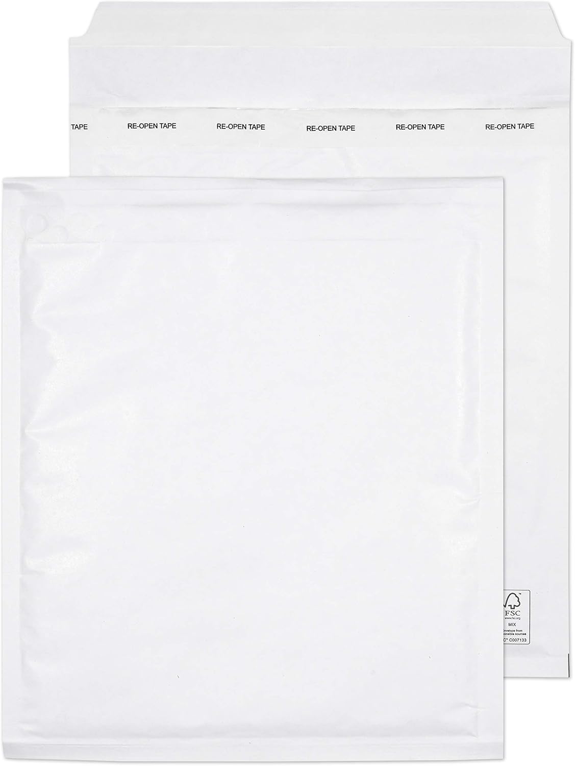 Purely Packaging Envolite Peel and Seal Bubble Bag - White (Pack of 100)