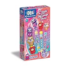 Clementoni Idea – Create Your Message Pens Feelings, Kit Creativo Bambini 6+ Anni, Penne con Messaggi sulle Emozioni e Icone Personalizzate, 18400