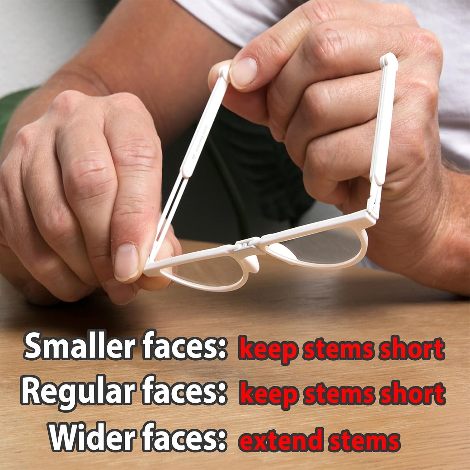 Reading Glasses - Foldable Compact Computer Readers with MagSafe Compatible Case for Men & Women