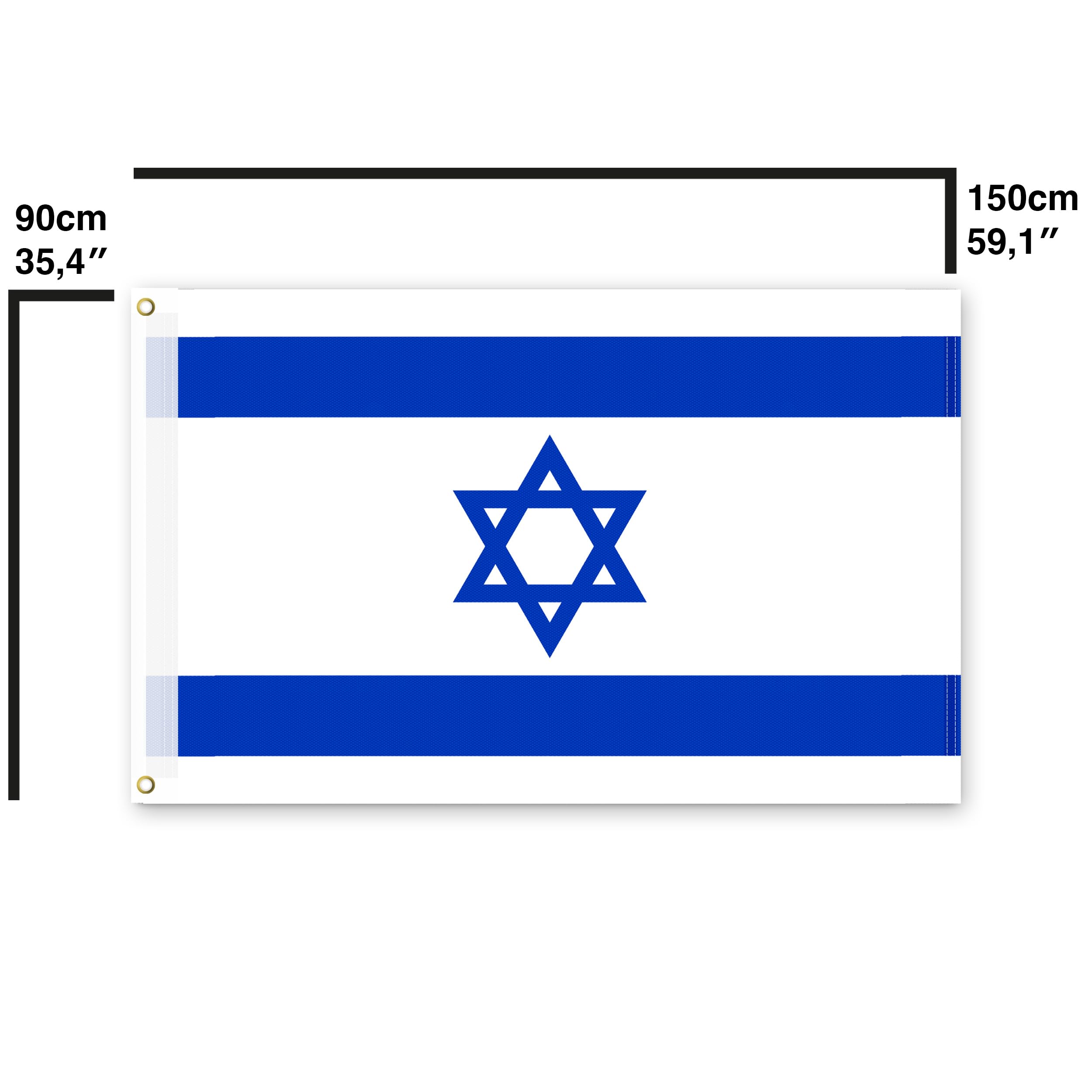 Brick Takeover Flag Israel - Israel Flags and Flags - Flag Israel Flag, multicoloured - Image 2