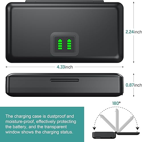 Miniatura 4 de Juego de baterías NB-13L (paquete de 2) y cargador (2CH), accesorios de cámara para Canon G9X, G5X, G1X G7X Mark IIIII, SX620SX720SX730SX740 HS, EOS
