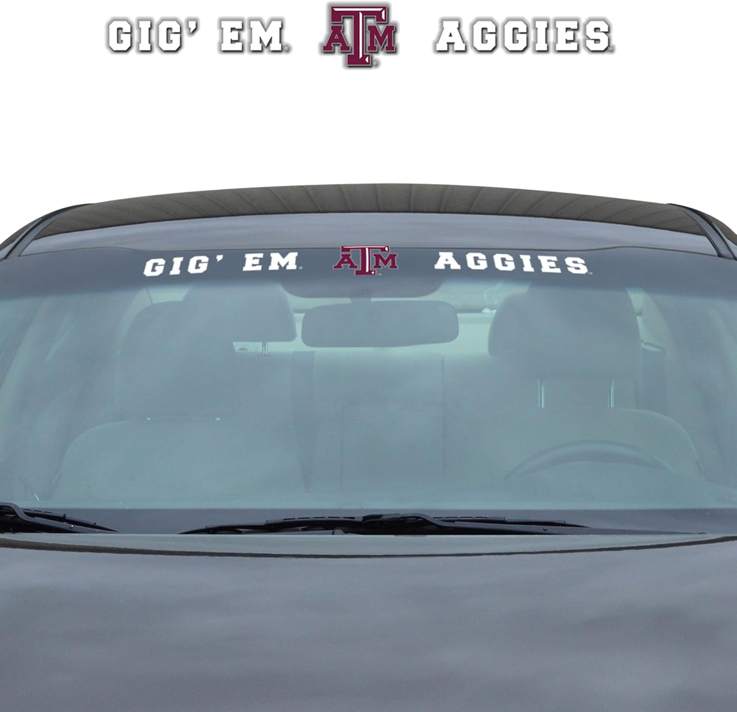 Fanmats NCAA Texas Longhorns Windshield Decal