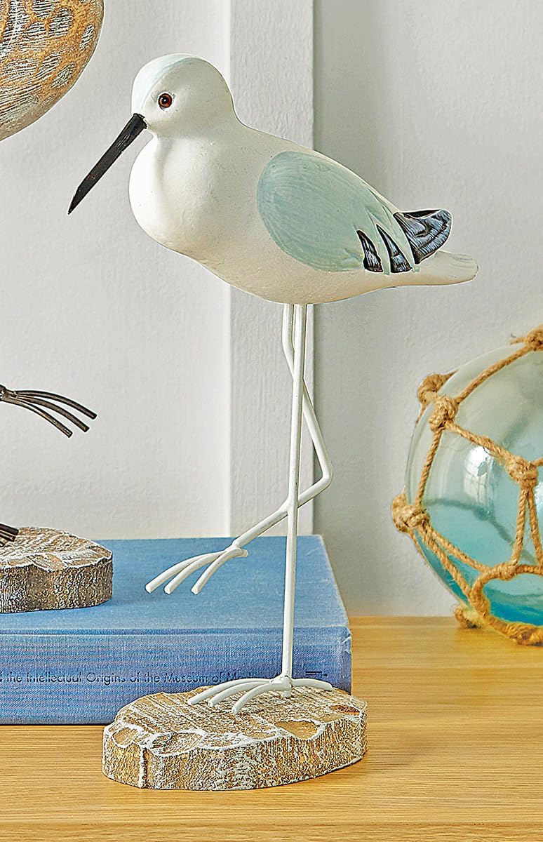 BLACK FOREST DECOR Seagull Breeze Wood Figurine, 7 1/2" W x 3 1/5" D x 11 1/2" H