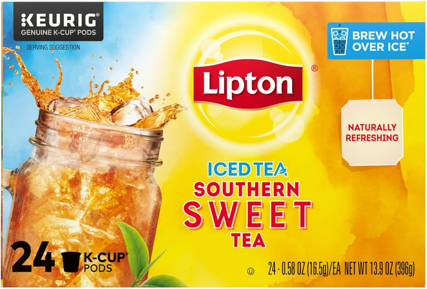 Lipton Southern Sweet Iced Tea K-Cups 72 Count