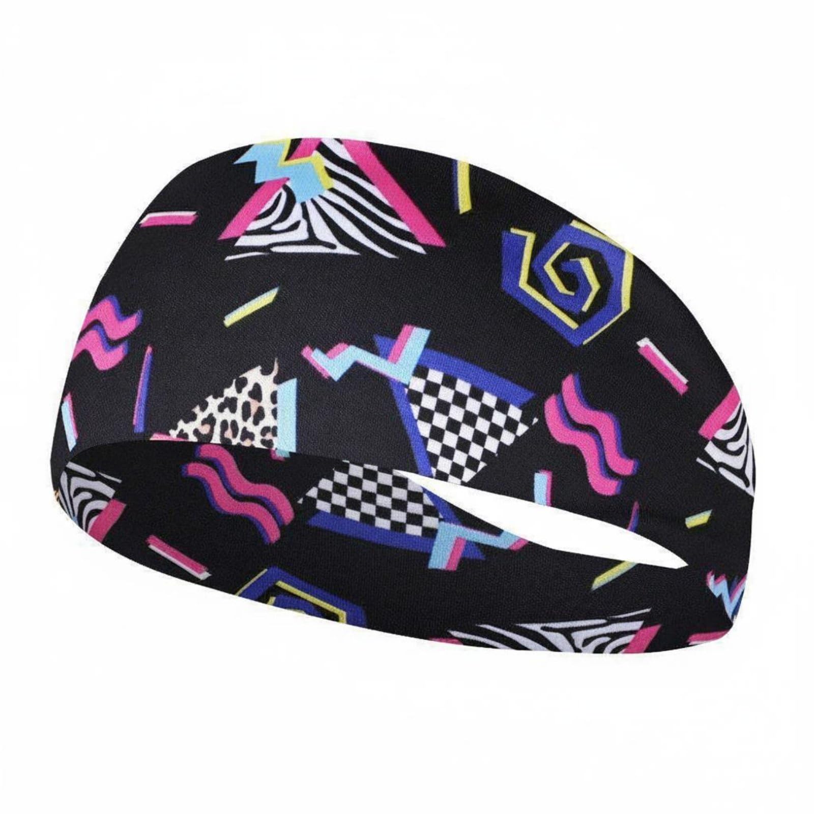 HEAVENGLOW Swimming Ear Cover Band Multi-Functional Printed Athletic Headwrap Colorful Running Headband Stylish Prints Wide Fitness, Fa10-1|Sporting Goods | Fitness, Running & Yoga-image-34