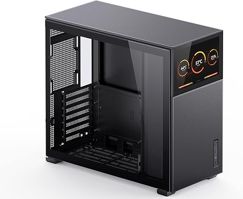 Miniatura 4 de JONSBO D41 MESH SC - Carcasa para computadora ATX con pantalla, carcasa ATX para PC, torre mediasoporte RTX 4090 (13.189-15.748 in) GPU 360280AIO,