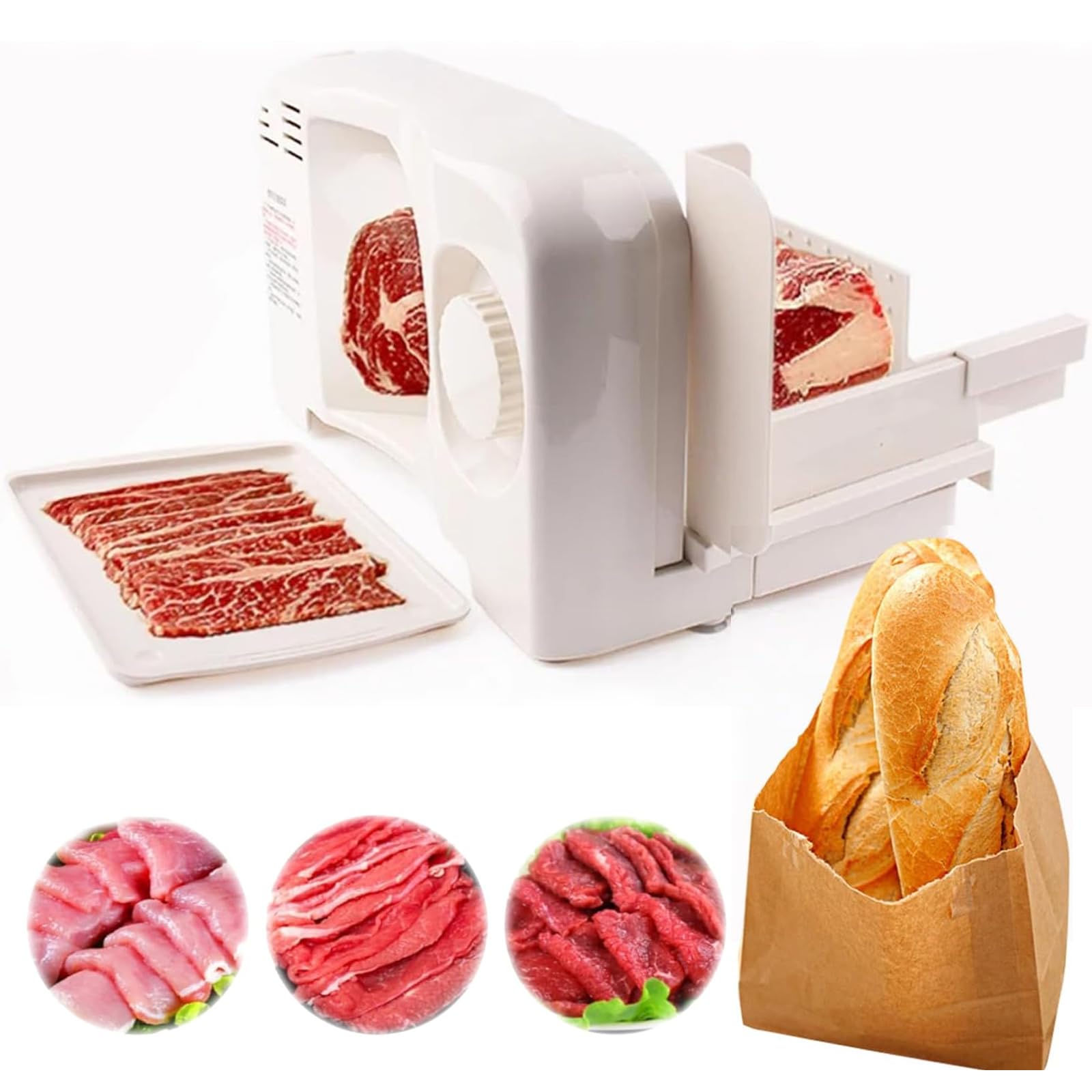 Machine à trancher la viande électrique évite le gaspillage des restes de repas