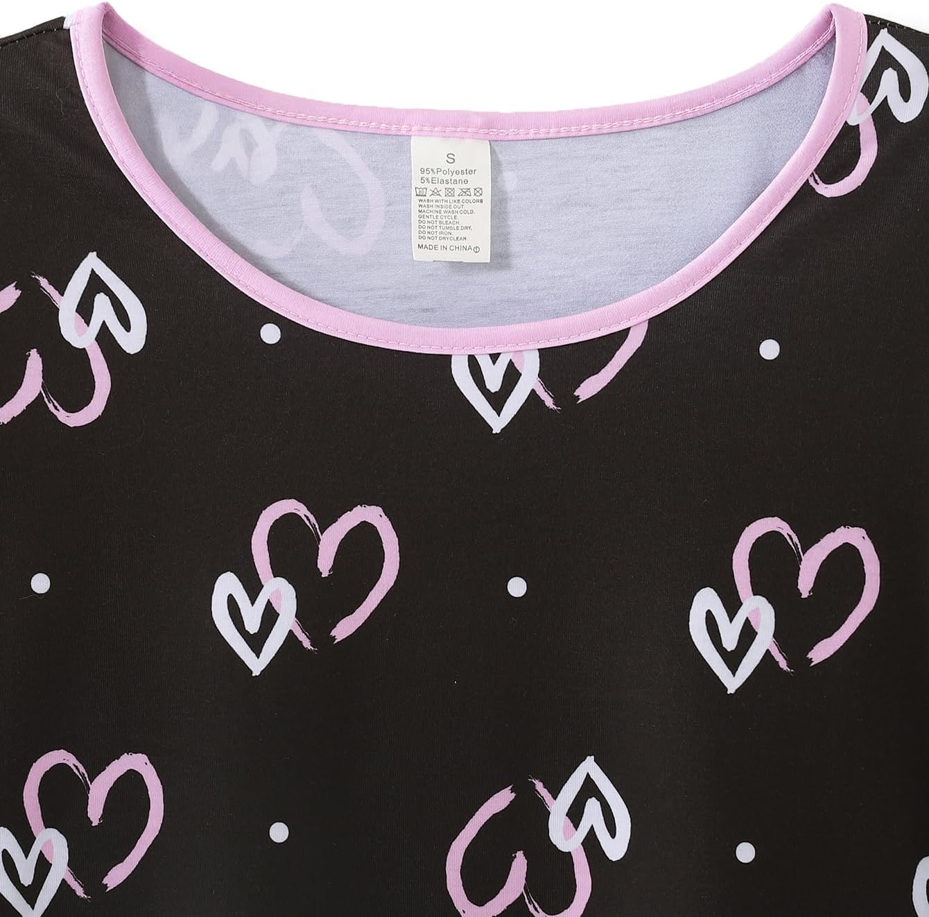 VENTELAN Women's Shorts Pajama Set Short Sleeve Sleepwear Nightwear Pjs with Pocket,S-XXL - Image 3