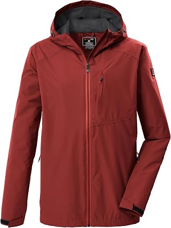 Killtec Men's Kos 56 Mn Jacket Functional Jacket / Outdoor Jacket with Hood Packable
