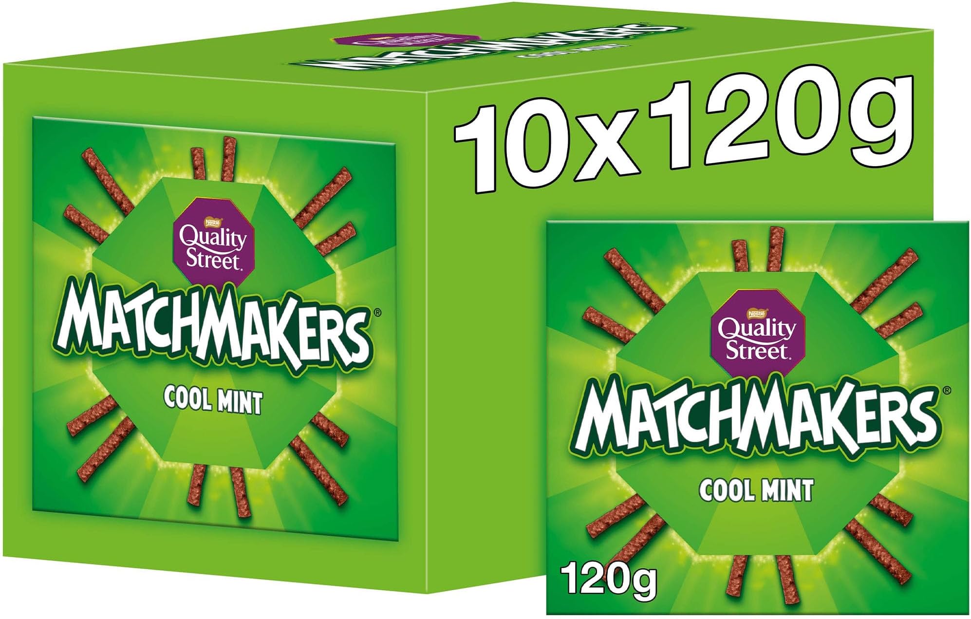 Quality Street Matchmakers Cool Mint Chocolates, 120 g