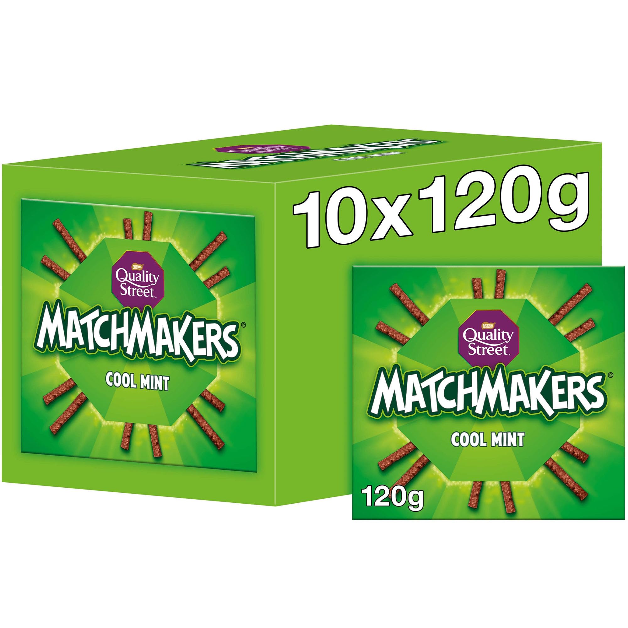 Quality Street Matchmakers Cool Mint Chocolates, 120 g