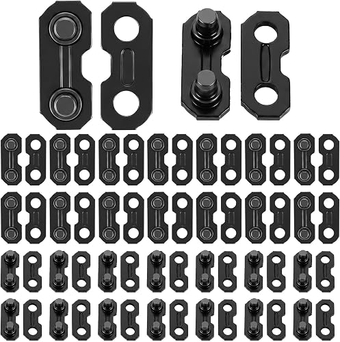 Hariendny 30 Sets (0.325"&0.375") Chainsaw Master Chain Repair Links Connector, Chainsaw Chain Repair Kits Accessories, Stainless Steel Saw ChainRepair Kits, Chainsaws Master LinkRepair Preset Straps