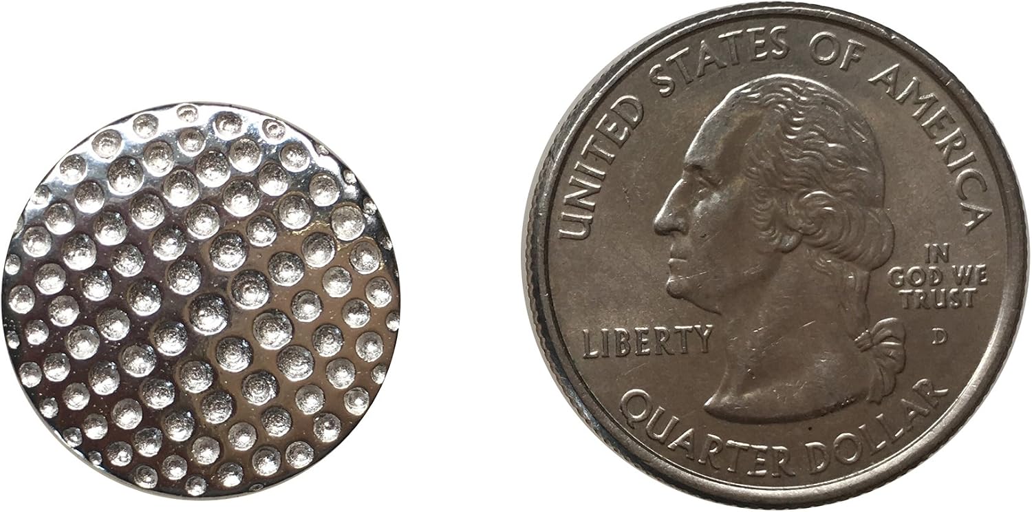 Sterling Silver Golf Ball Marker, Putting Mark, Golf Gift