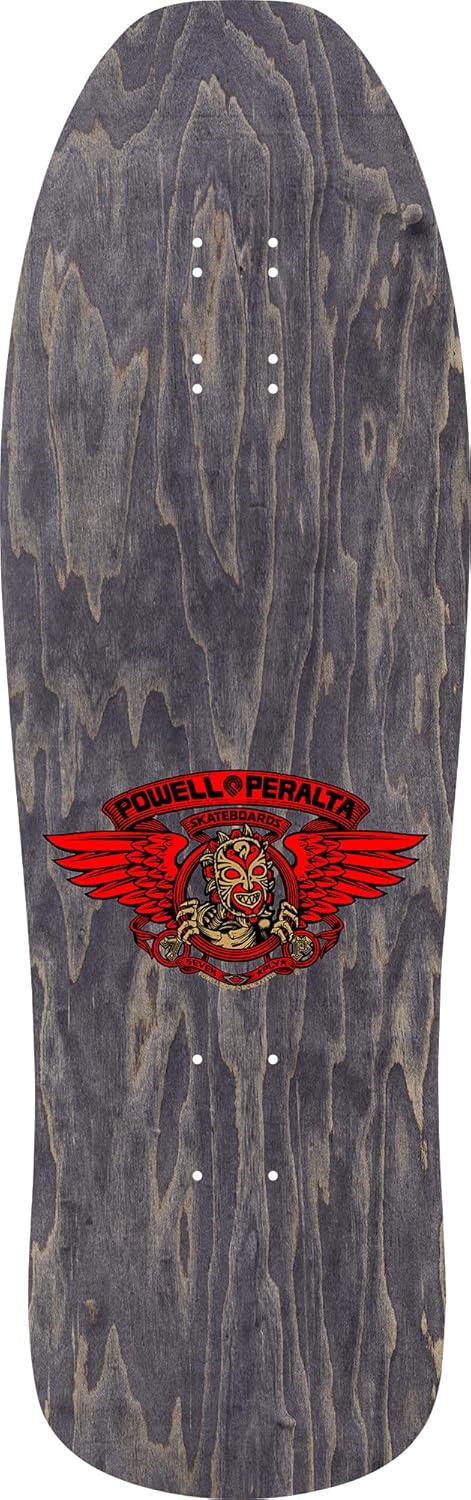 Powell Peralta Nicky Guerrero Mask Skateboard Deck, Black/Gold Foil, 10" x 31.75"