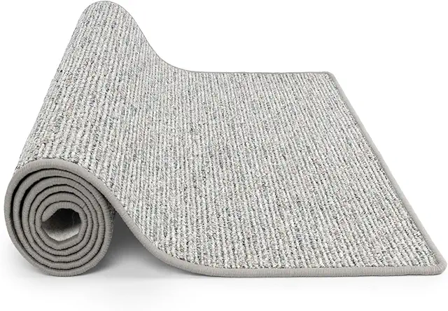 Tapis de Couloir KARAT Antidérapant - Gris argenté 80x200 cm