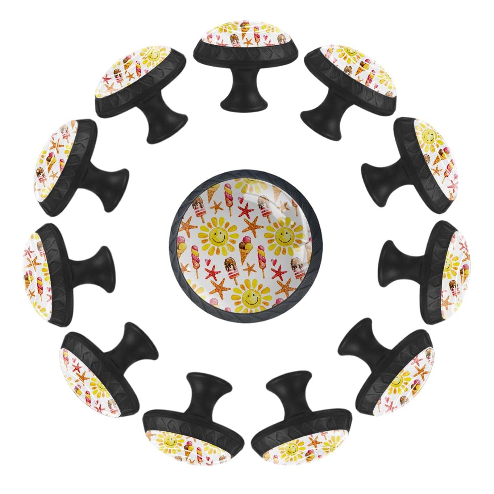 Boutons de tiroir ronds pour rénover facilement une commode de chambre enfant