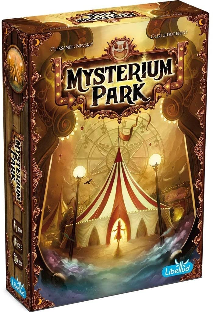 Asmodee - MYSTERIUM Park - Jeu d' Enquête Coopératif pour Enfants dès 10 Ans - Jeu de Société de Plateau - Ambiance Surnaturelle - 2 À 6 Joueurs - 45 Minutes - Version Française - Libellud