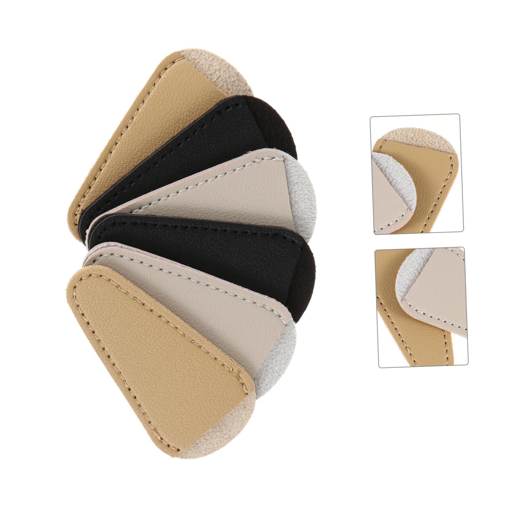 SHINEOFI 18piezas Funda De Piel Para Tijeras Protección Para Herramientas De Belleza Adecuada Para Tijeras De Bordar Cortadores De Cejas y Cortauñas