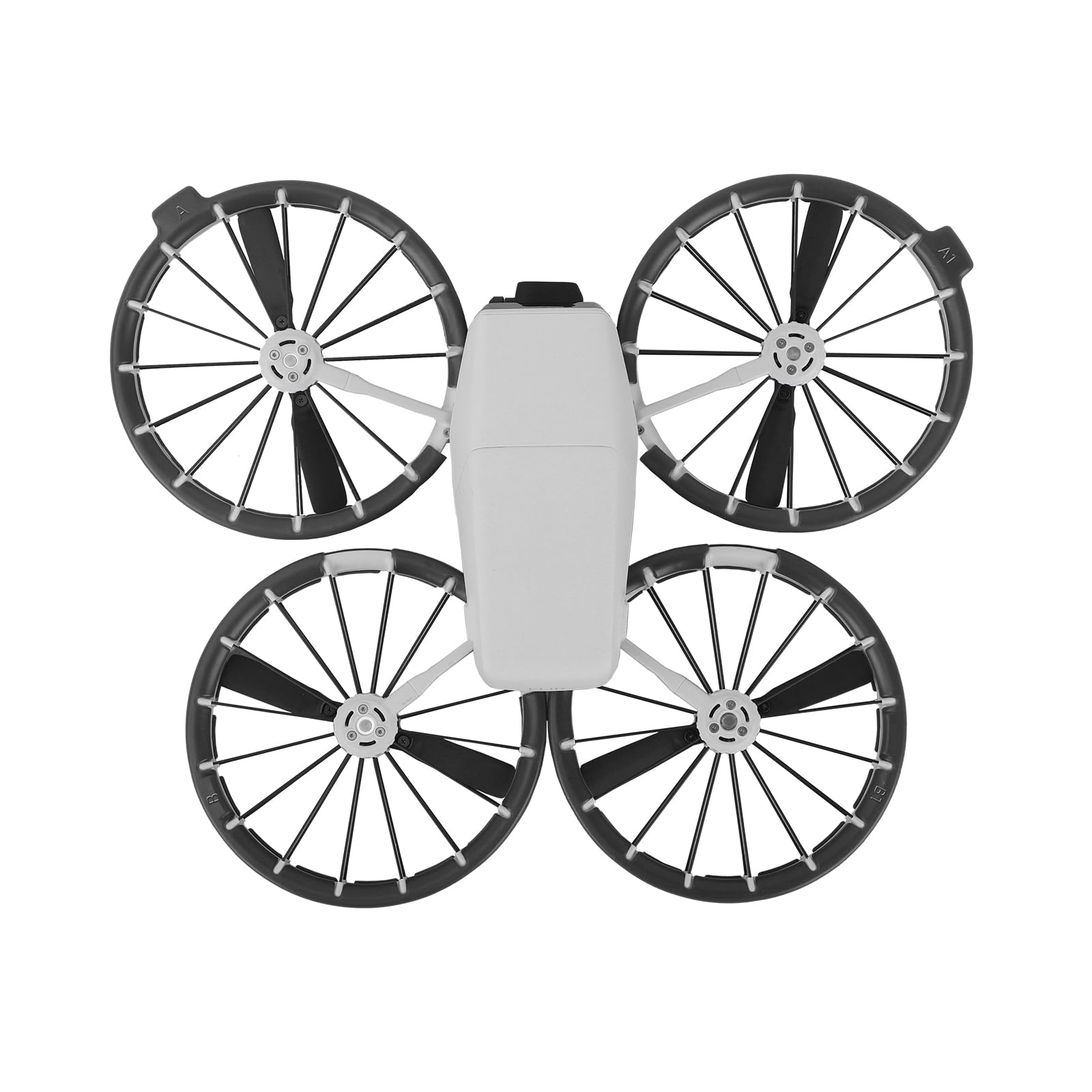 YUULNMOP Crashproof Propeller Guard Full Protective Frame for DJI FLIP,Anti-Collision Propeller Guard Protector Gimbal Protective Ring Cover for DJI FLIP (Black) - Image 2