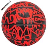 AND1 Fantom Graffiti Rubber Basketball - Streetball for Indoor and Outdoor Use, Deep Channel Construction and Durability