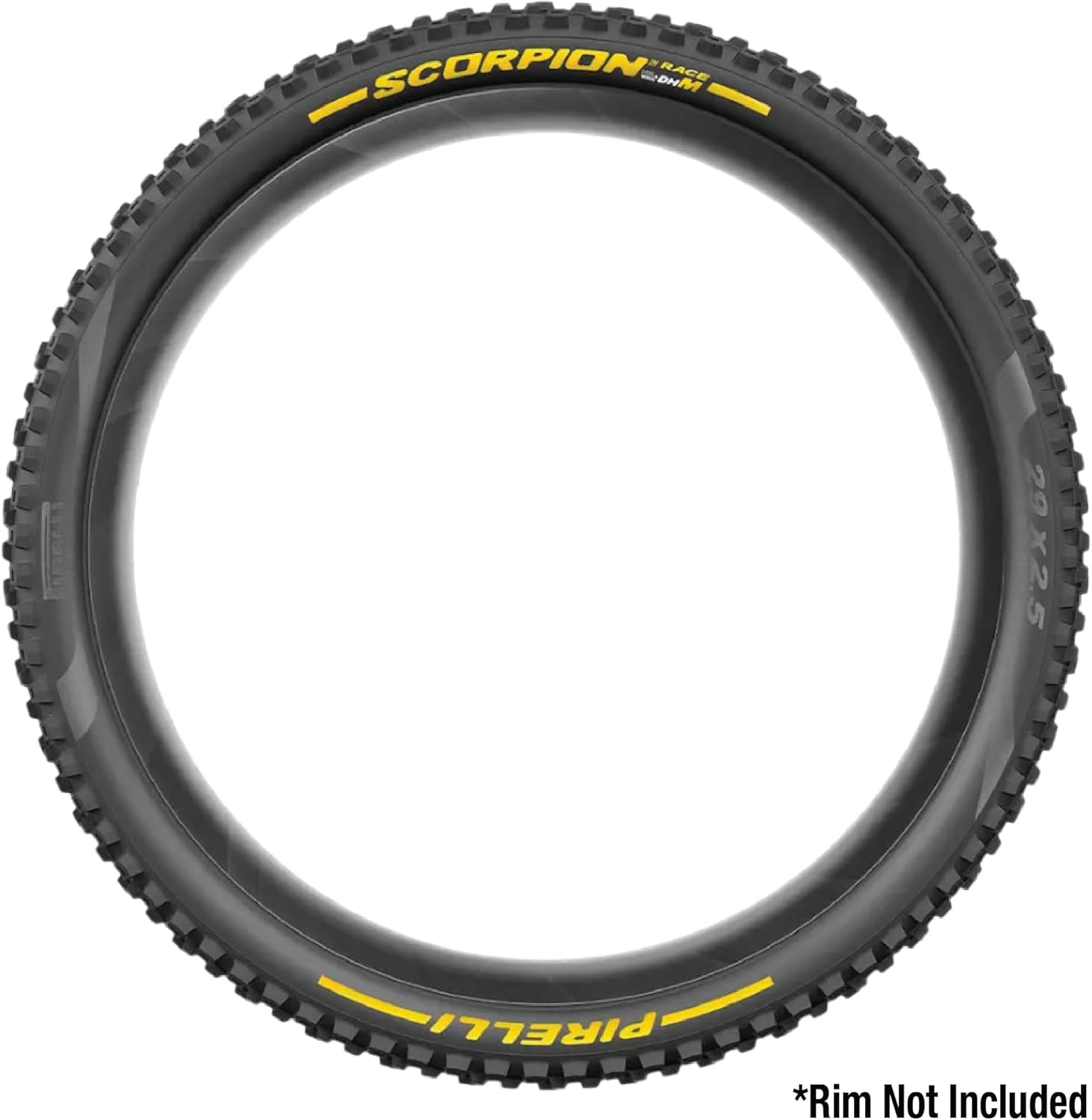 Pirelli Scorpion Race DH M (29" x 2.5) Mountain Bicycle Tire, Versatile Downhill Tire for Mixed Terrains, Tubeless Ready, SmartEVO DH, DualWALL, 60TPI