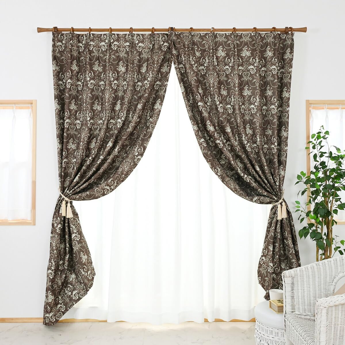 満天カーテン カーテン 遮光 1級 昼夜 透けない 高断熱 ミラー レース