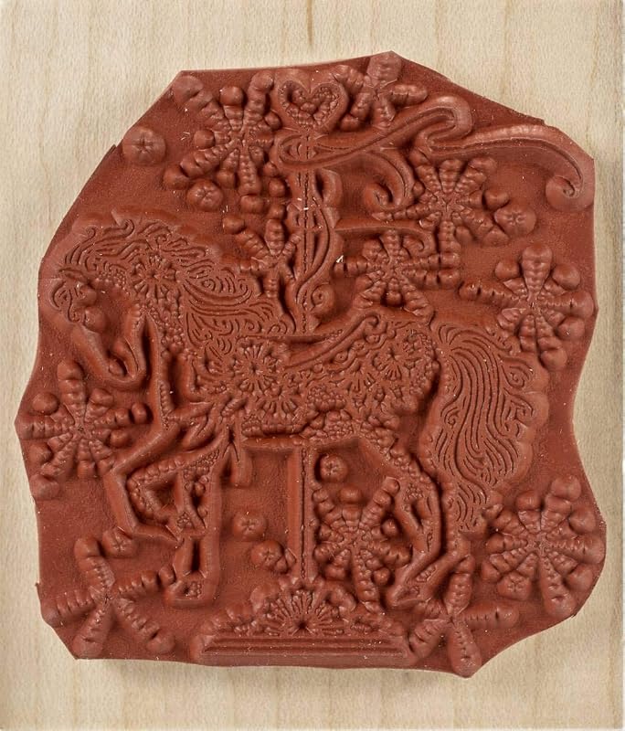 Hero Arts H6355 Wood Stamps, from The Vault Floral Carousel Filly