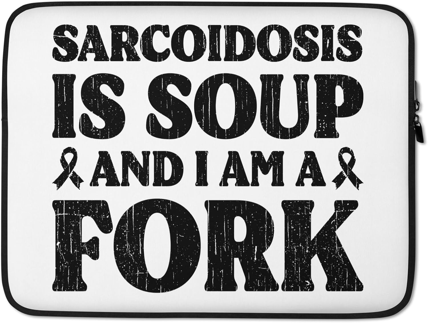 Funny Sarcoidosis SARC Warrior Graphic Laptop Sleeve