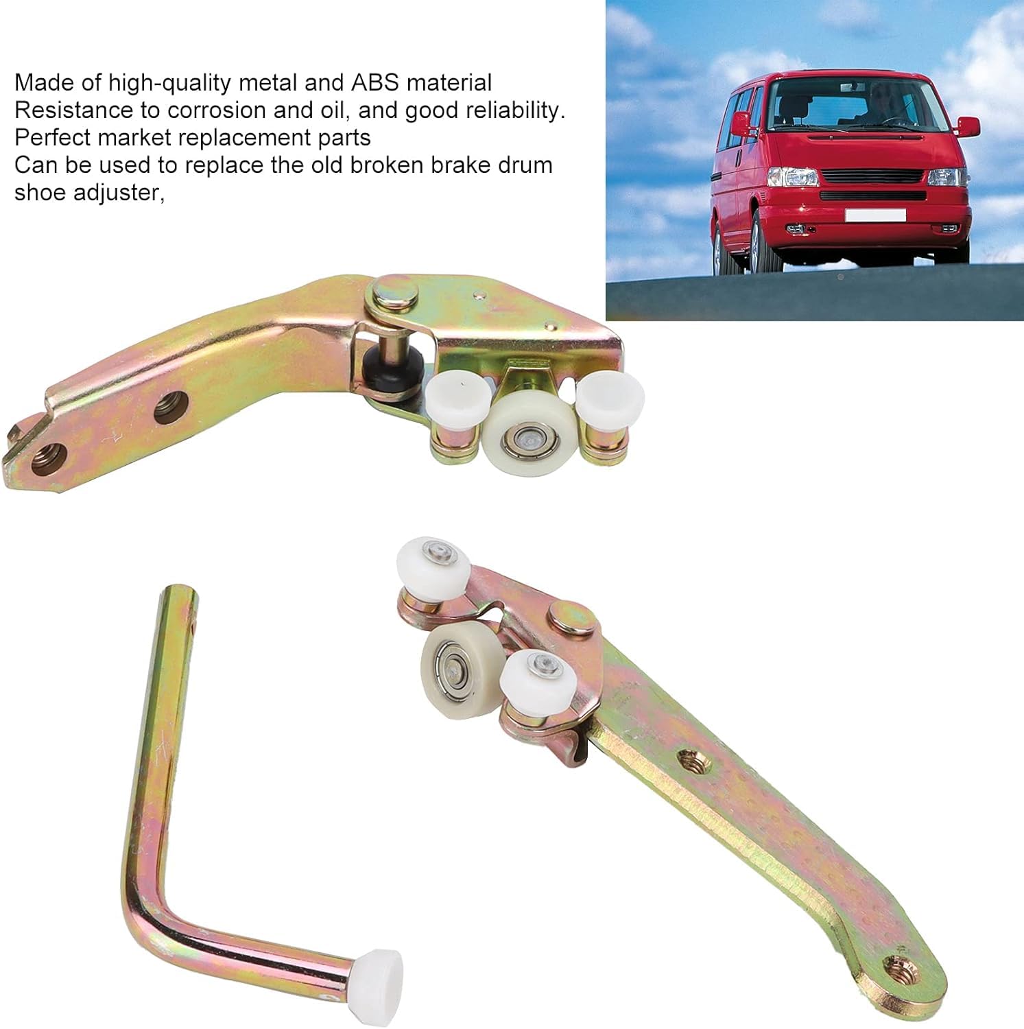 Juego de 3 ruedas para puerta corredera de repuesto para Transporter T4 Minibus Van Platform/Chasis Accesorios para coche # 701843336A 701843436 701843406B