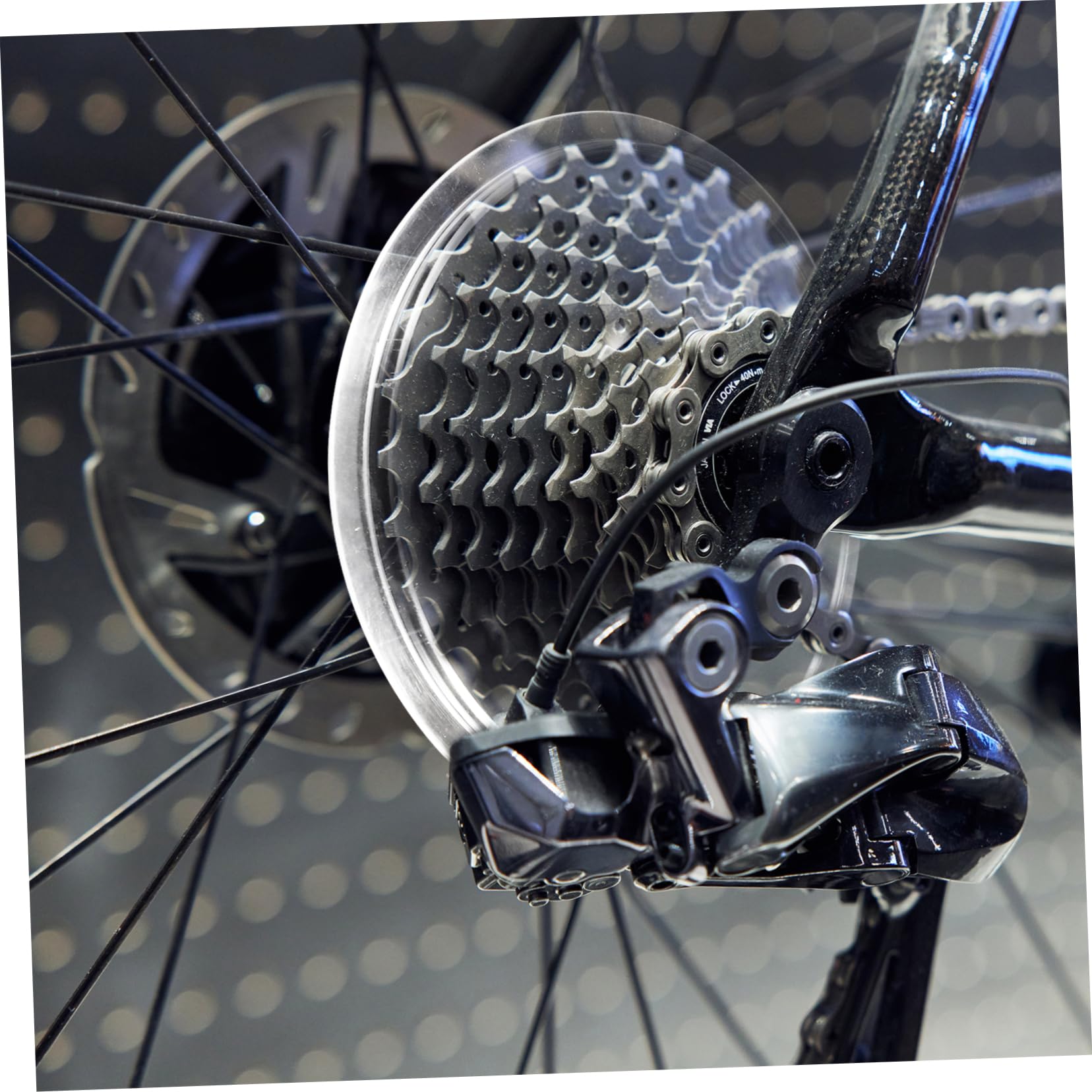 BCOATH 2pcs Bike Wheel Protector Flywheel Guard for Mountain Bike Freewheel Guard Bicycle Flywheel Plastic Wheel Spoke Cover Accessory