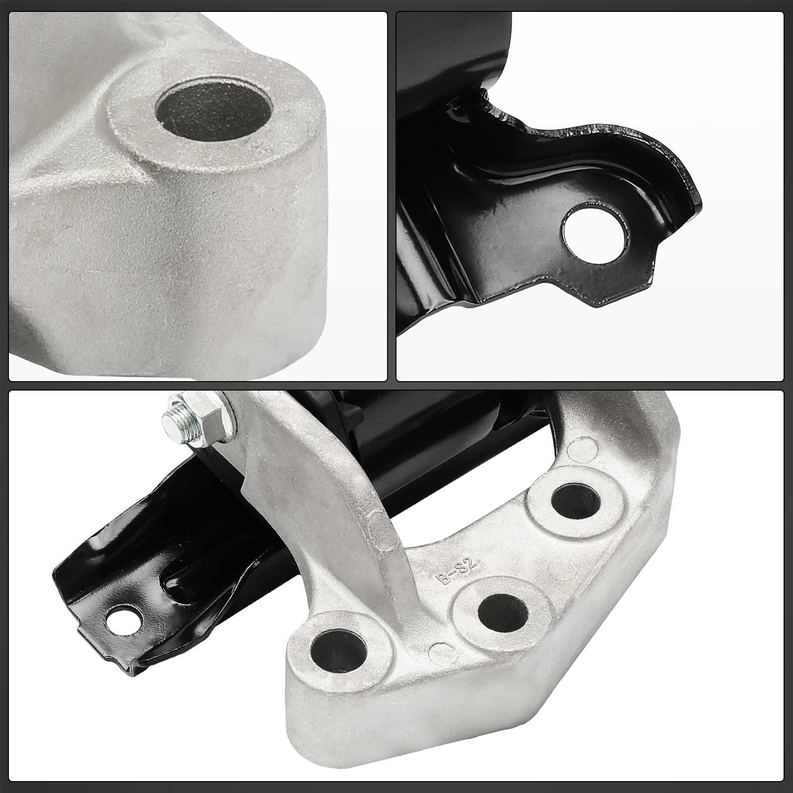 Frankberg 1x Supporto Motore Con Supporto + 1x Supporto del cambio Compatibile con Lancer VIII Sportback CXA 1.8L C-Crosser Enterprise VU VV 2.2L Outlandel II CWW 2.0L Lancer VIII CYA CZA EM-3137