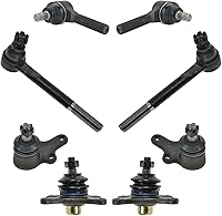 Vista 1 de TRQ Kit de dirección delantera y suspensión con barra de acoplamiento de rótula compatible con Toyota Pickup 1989-1995