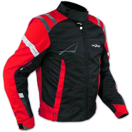 Giacca Tessuto Moto Protezioni CE Manica Staccabile Gilet Termico Bianco XL  : Amazon.it: Auto e Moto