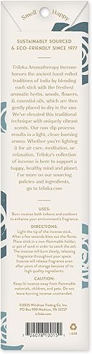 Vista 5 de Triloka Incienso original, sándalo, 10 varillas