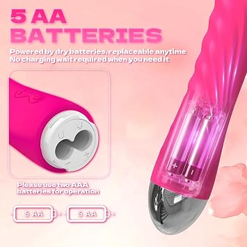 Large Vibrating Massager -Clitioral Sucker 7 Modes Viboatoars Toy Couples- Vibratorsmassager Electronic for Foot or Neck High Frequency Silent Personal Adult Tools TR02 (Pink)