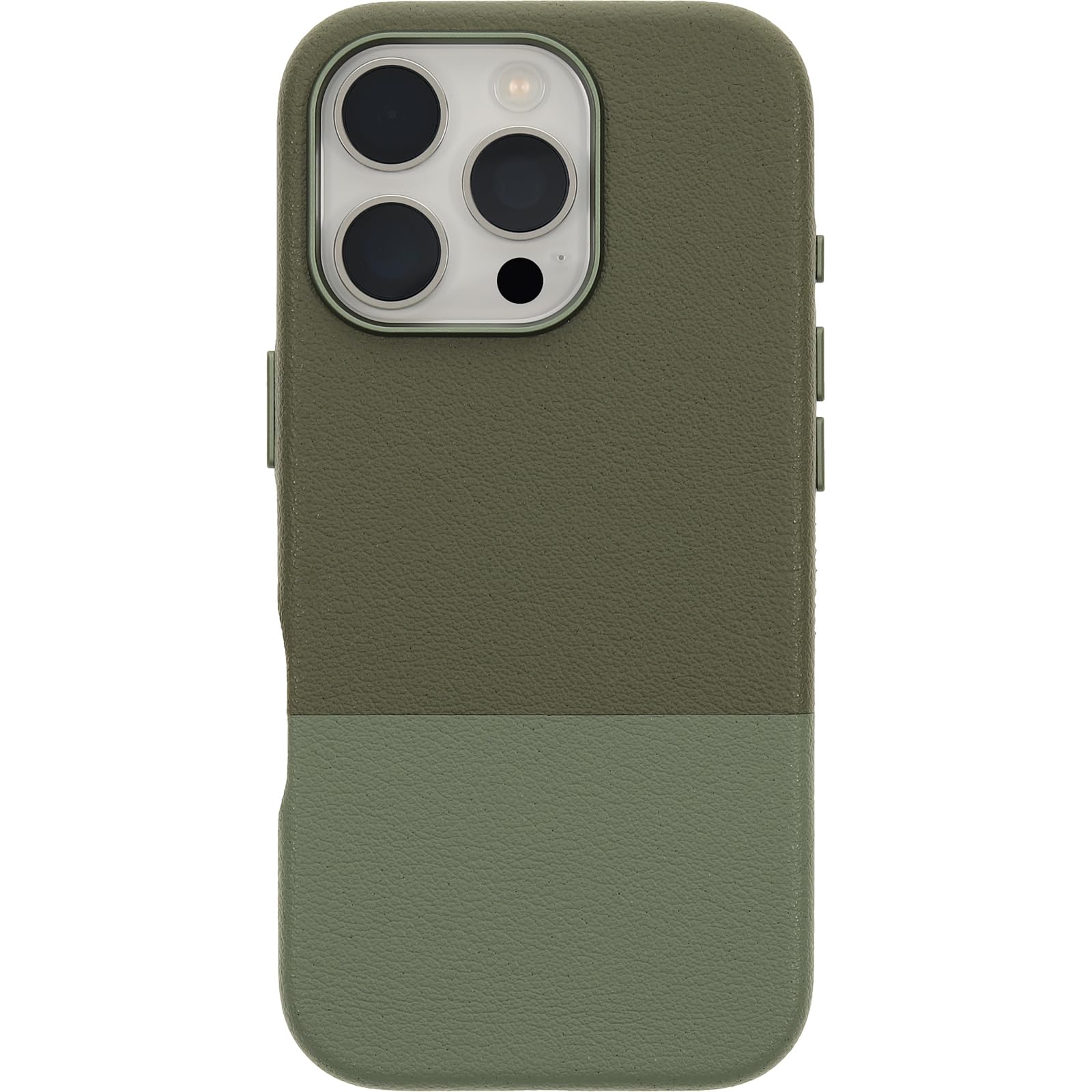 Otterbox Leather Alternative Slim Funda para iPhone 16 Pro, a Prueba de Golpes, a Prueba de caídas, Funda Fina Protectora, Testada 3X con estándares Militares anticaídas, Mojave Moss