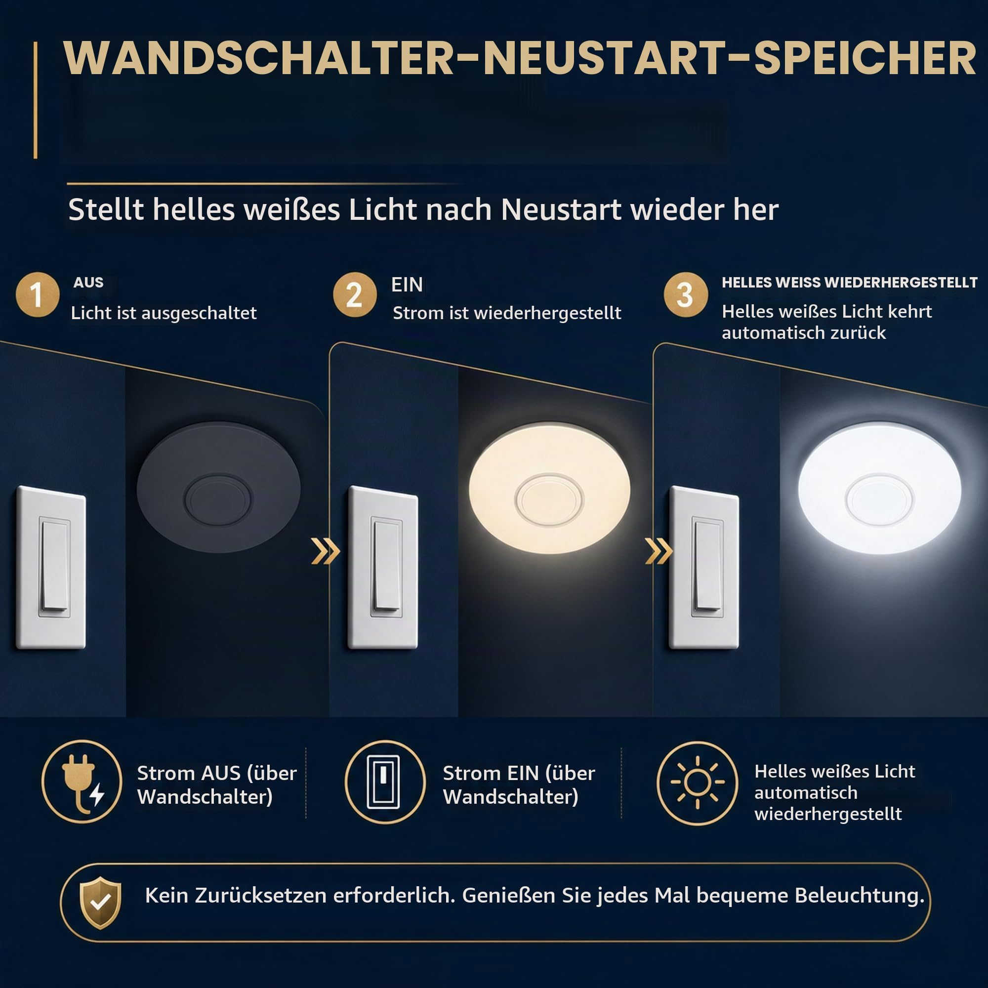 24W Ø40cm LED Deckenlampen mit Bluetooth Lautsprecher | Fernbedienung, RGB, Farbwechsel, Dimmbar, Warmweiss Kaltweiss, Musik Lampe für Wohnzimmer Schlafzimmer