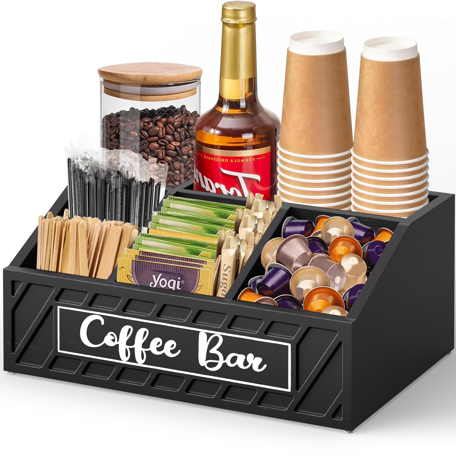 Soporte para cápsulas de café (negro)