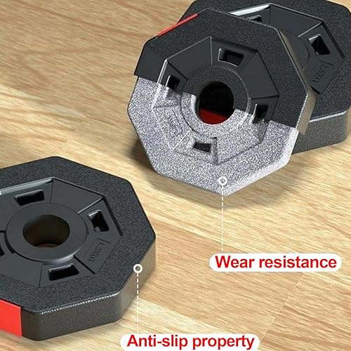 Miniatura 7 de Juego de mancuernas ajustables, juego de pesas libres de 5 a 44 libras con conector para mancuernas, opciones de flexión, ejercicios de fitness para