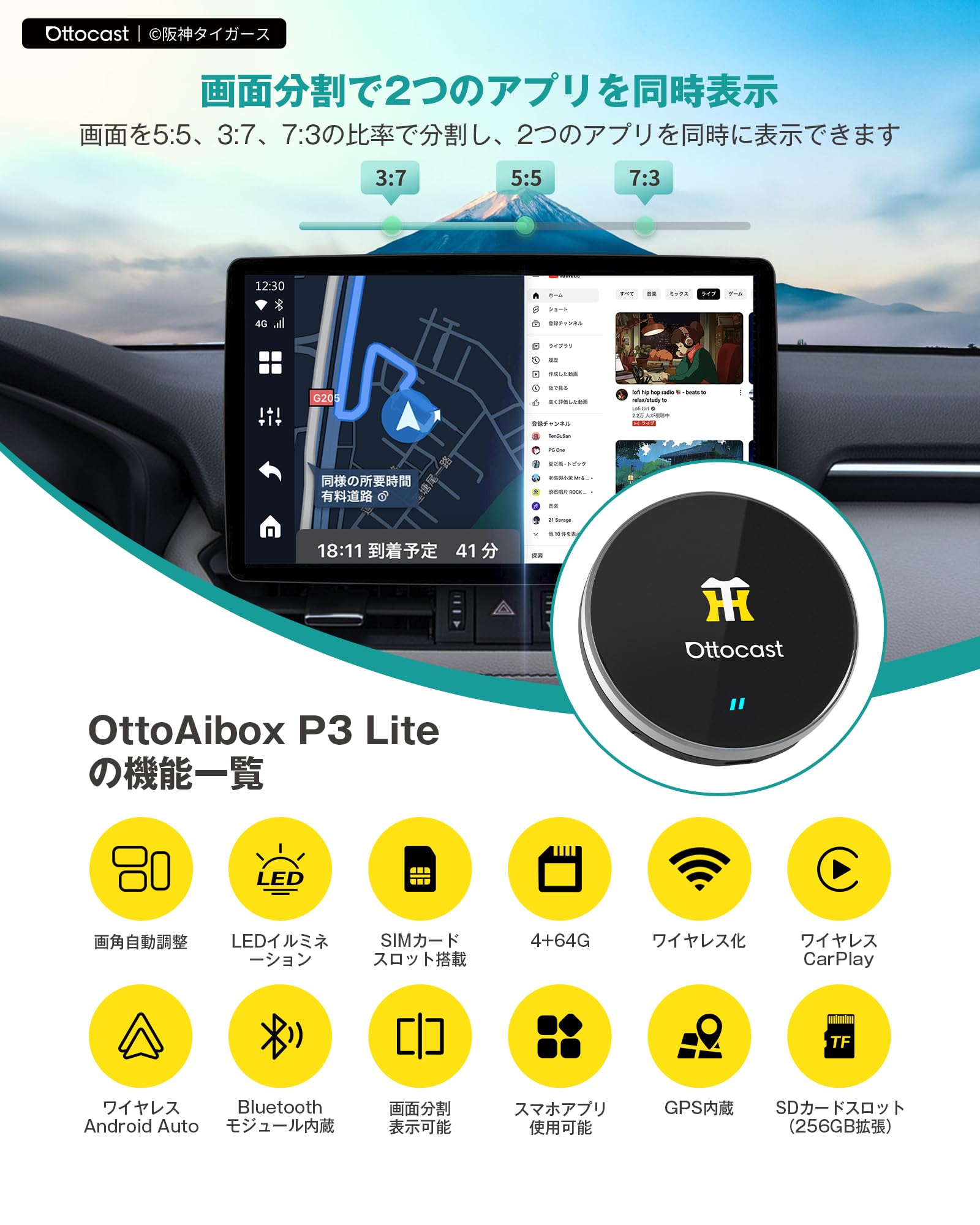 Amazon.co.jp: 【公式】オットキャスト P3 Lite OttoAibox P3 Lite