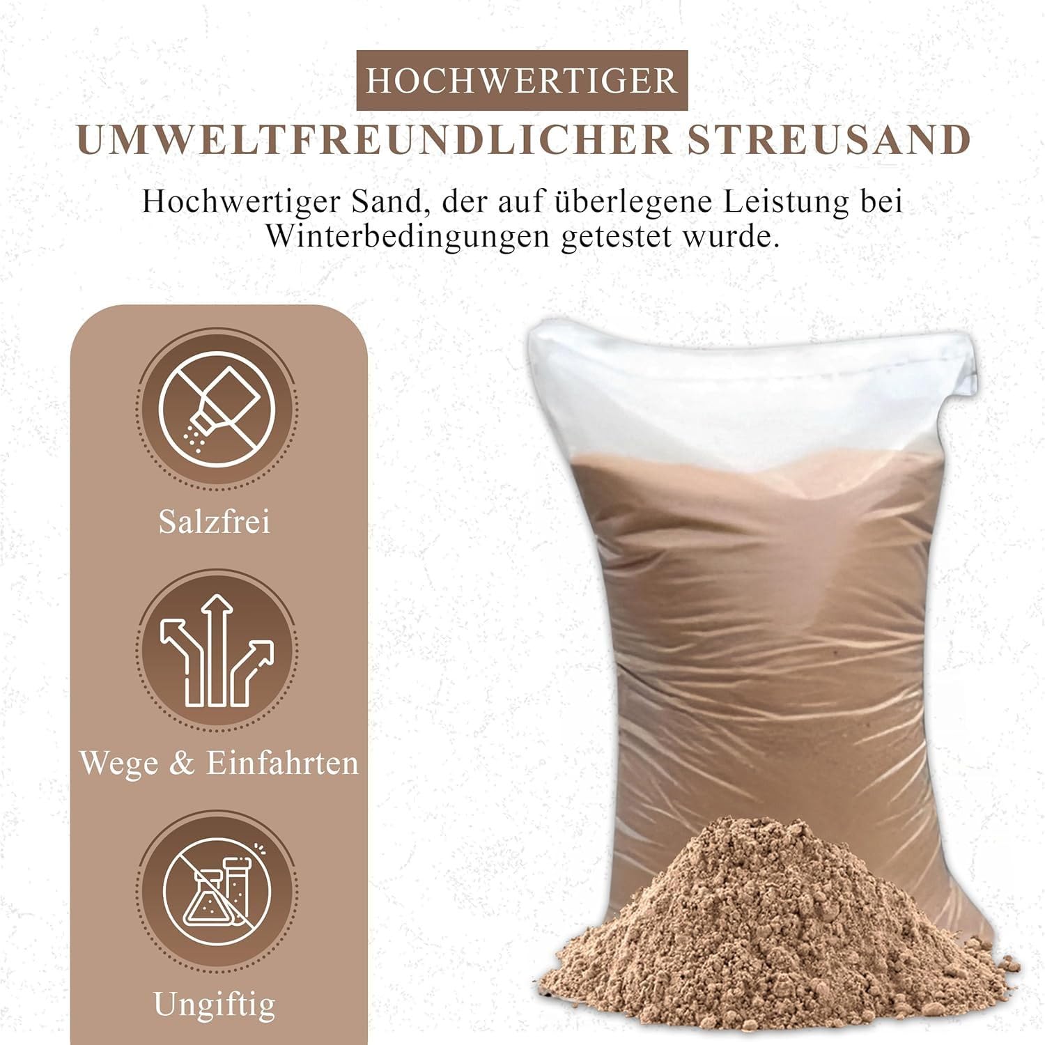 Spielsand 25x3 kg | Quarz Sand für Sandkasten | Dekosand | Sand für Sandkasten | Keimfreier | Gewaschener Feiner Quarzsand - für Sicheres Spielen