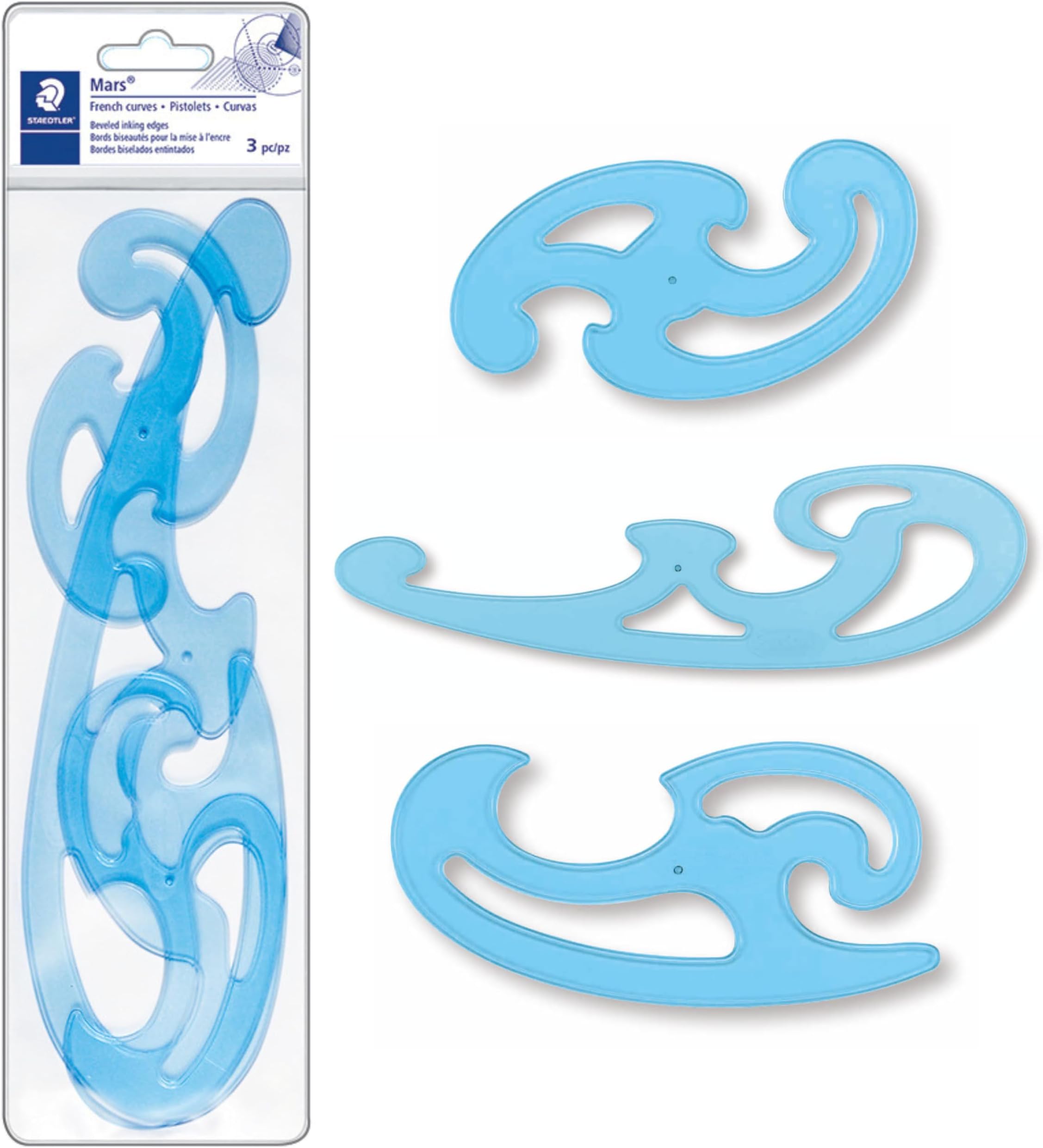 FRENCH CURVES 3PC WALLET