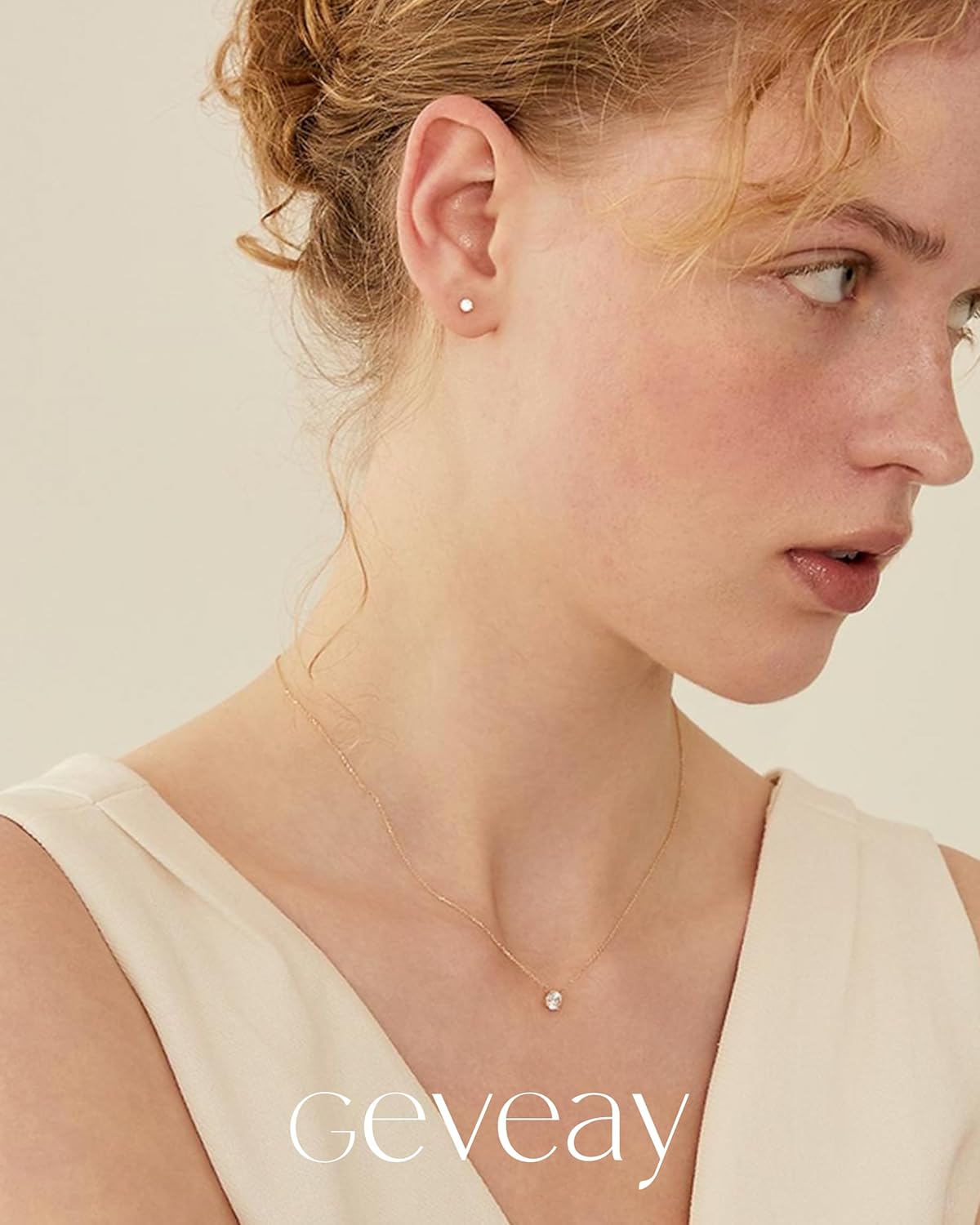 5pairs Silver Stud Earrings for Women Hypoallergenic 925 Sterling Silver/14K Gold Plated Cubic Zirconia Earrings Dainty Cartilage Silver Stud Earrings Set 3/4/5/6/7MM - Image 2