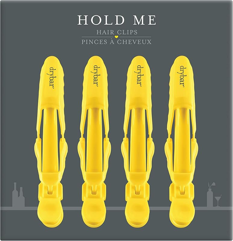 Hold Me Hair Clips, 4 Count | Use to Section Hair, Alligator Jaw Design