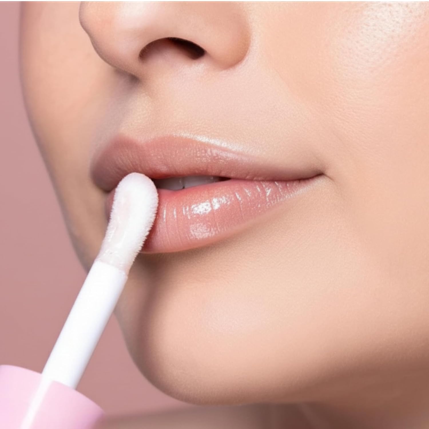 C-LUX Lip Oil Heart Icy, Clear Hydrating Lip Oil Gloss with Non Sticky Shine, Lightweight Nourishing Lip Treatment for Dry Lips, Cruelty Free Paraben Free, 10 ml | Topper Over Lipstick, Glossy, Hydrating Lip Oil - Image 2