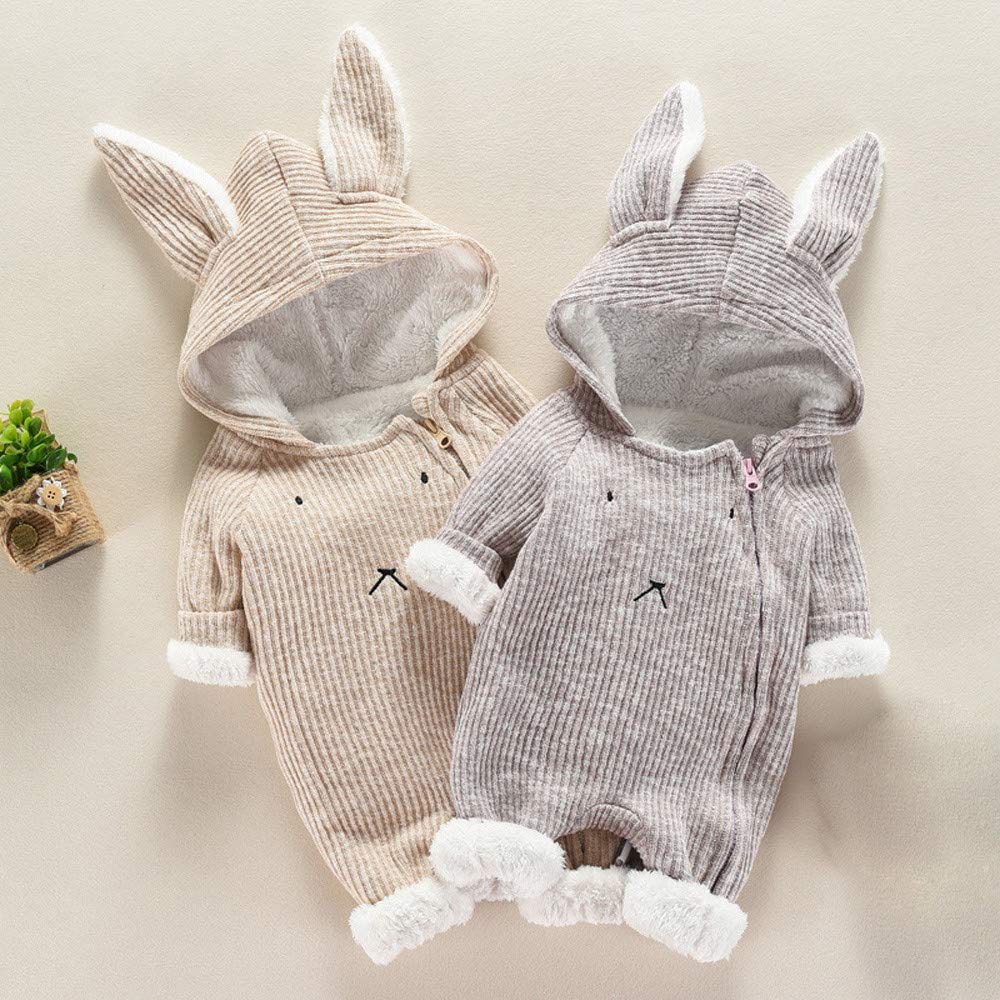 Grenouillère Bébé Hiver Chaud Combinaison Bebe 0-24 Mois Vêtements Bébé Naissance Body Unisexe Barboteuse Costume