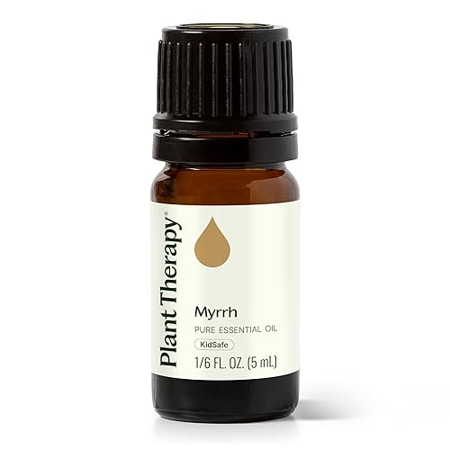 Aceite Esencial Egipcio Plant Therapy Myrrh. 100% puros, sin diluir, grado terapéutico. 5 ml (1/6 onza).