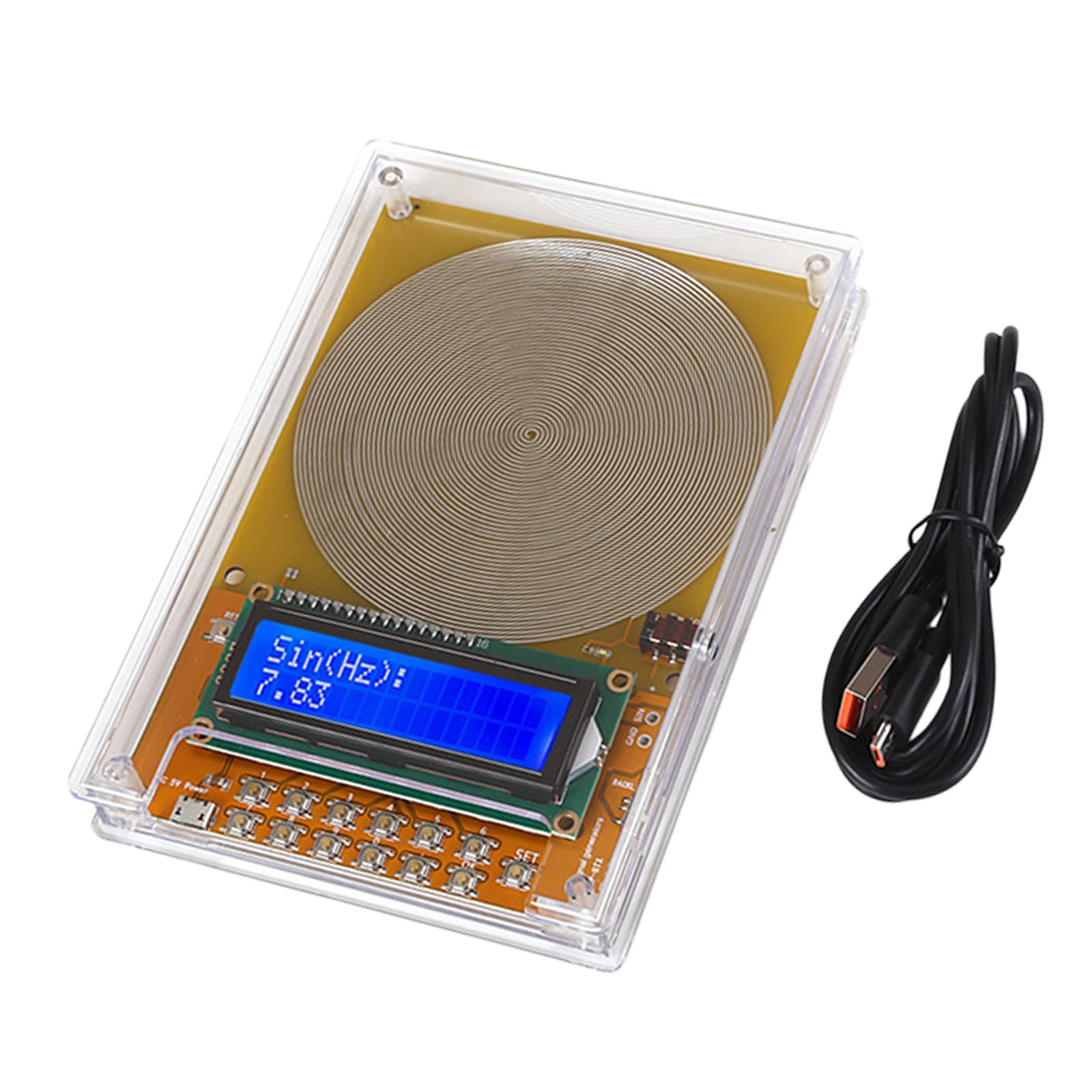Aqvjd Stable Signals Output Resonance Generator 7.83Hz Programmable Frequency 0.01Hz To 100Khz For Energy Optimization High Accuracy Indication Generator