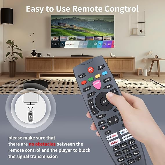 Replacement Remote Control fit for FREESAT 4K ARRIS TV Set top Box